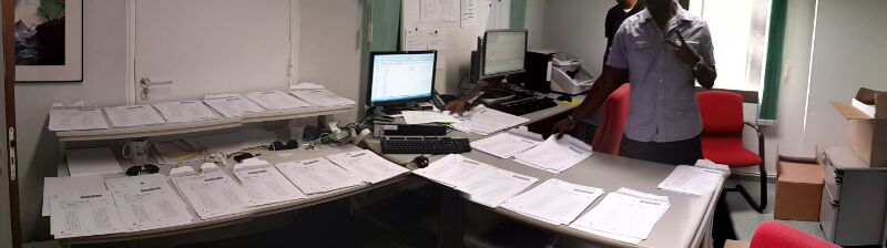 Processing EFO answer sheets in 2014
